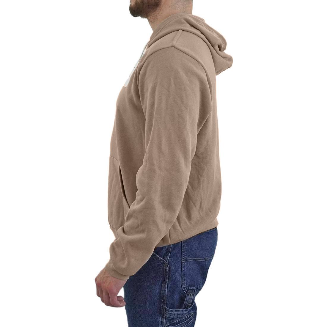 WCR Fireside Hoodie Model Side View