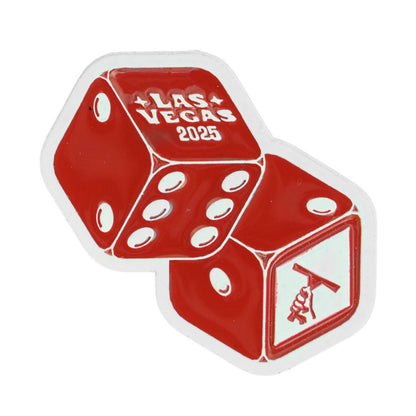 WCR Las Vegas 2025 Pin Zoomed View