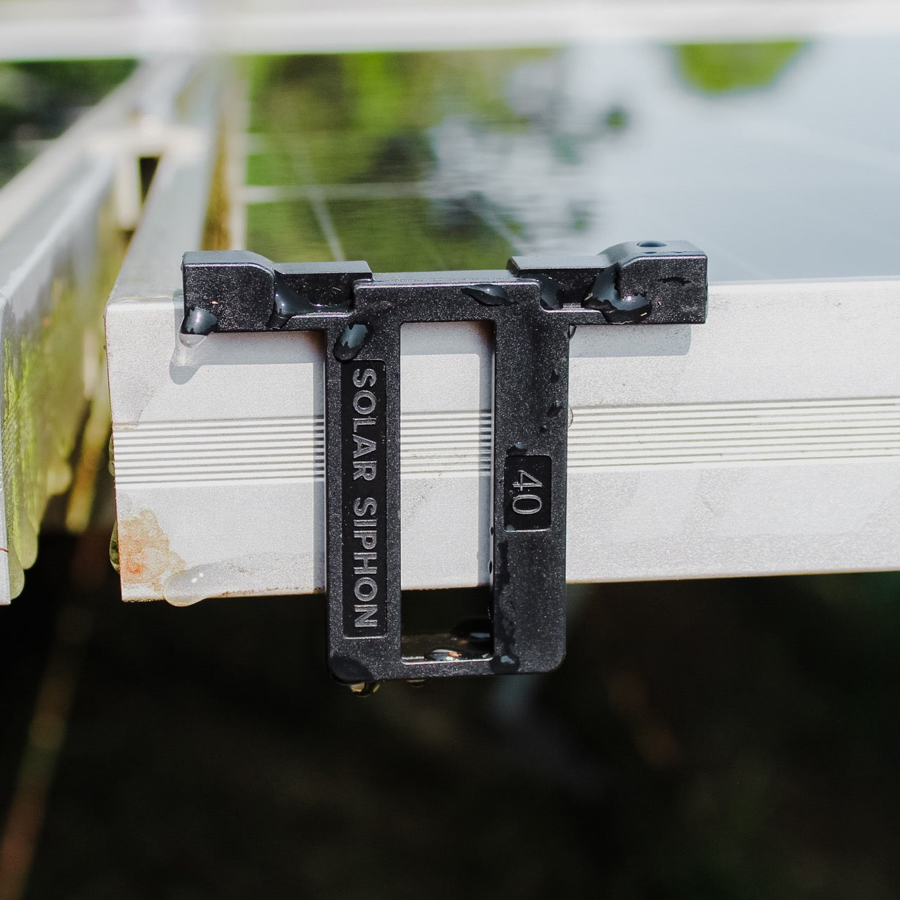 Solar Siphon Installed View