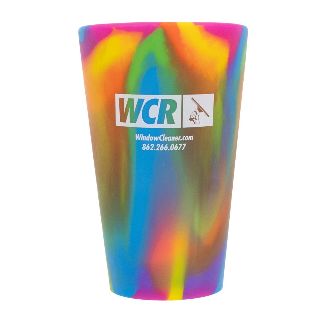 WCR Silicone Cup Rainbow Front View