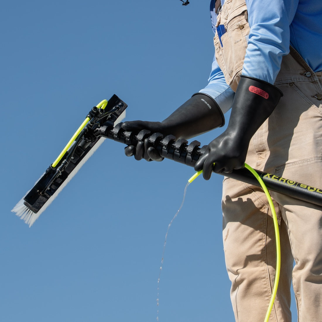 Water Fed Solar Panel Cleaning Equipment Needed