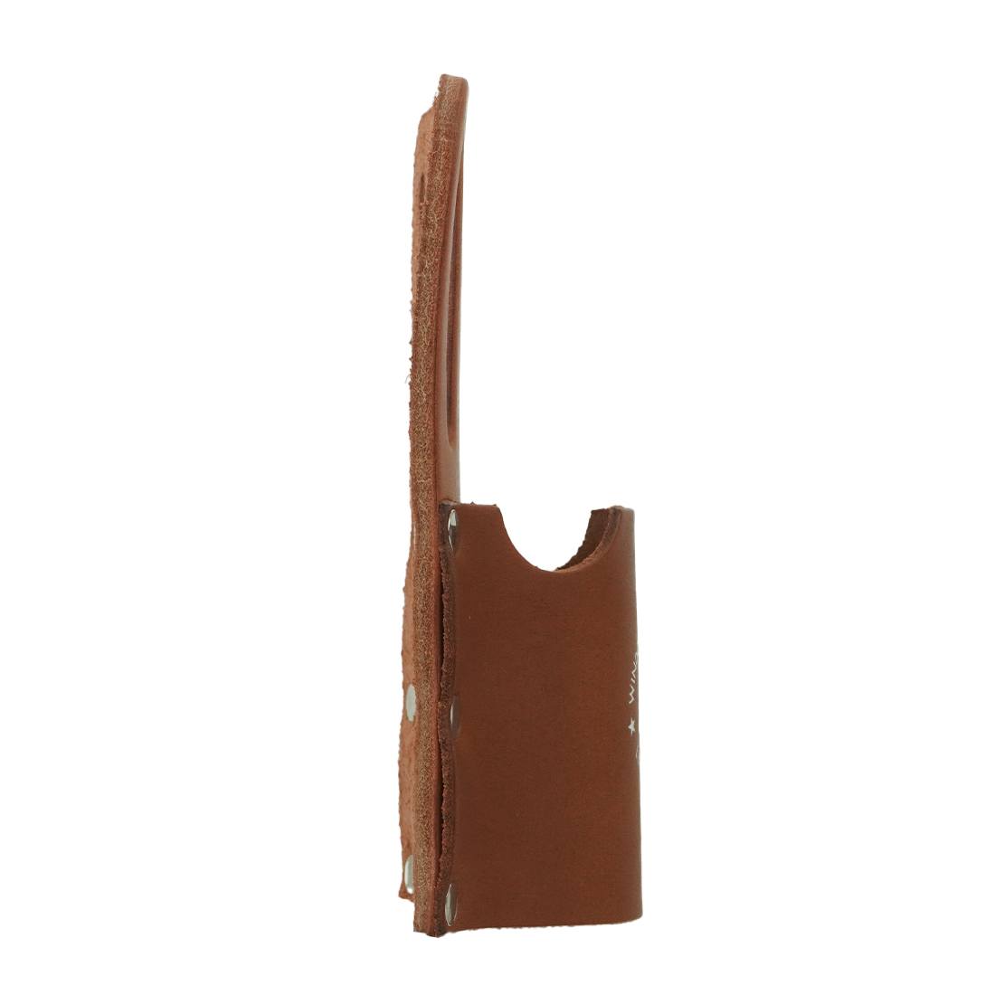 Window Cleaner Leather Model 3 Chestnut Side View