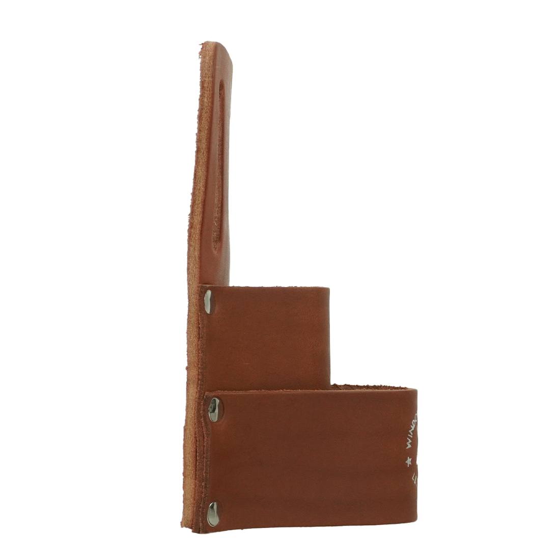 Window Cleaner Leather Model 4 - Chestnut Side View