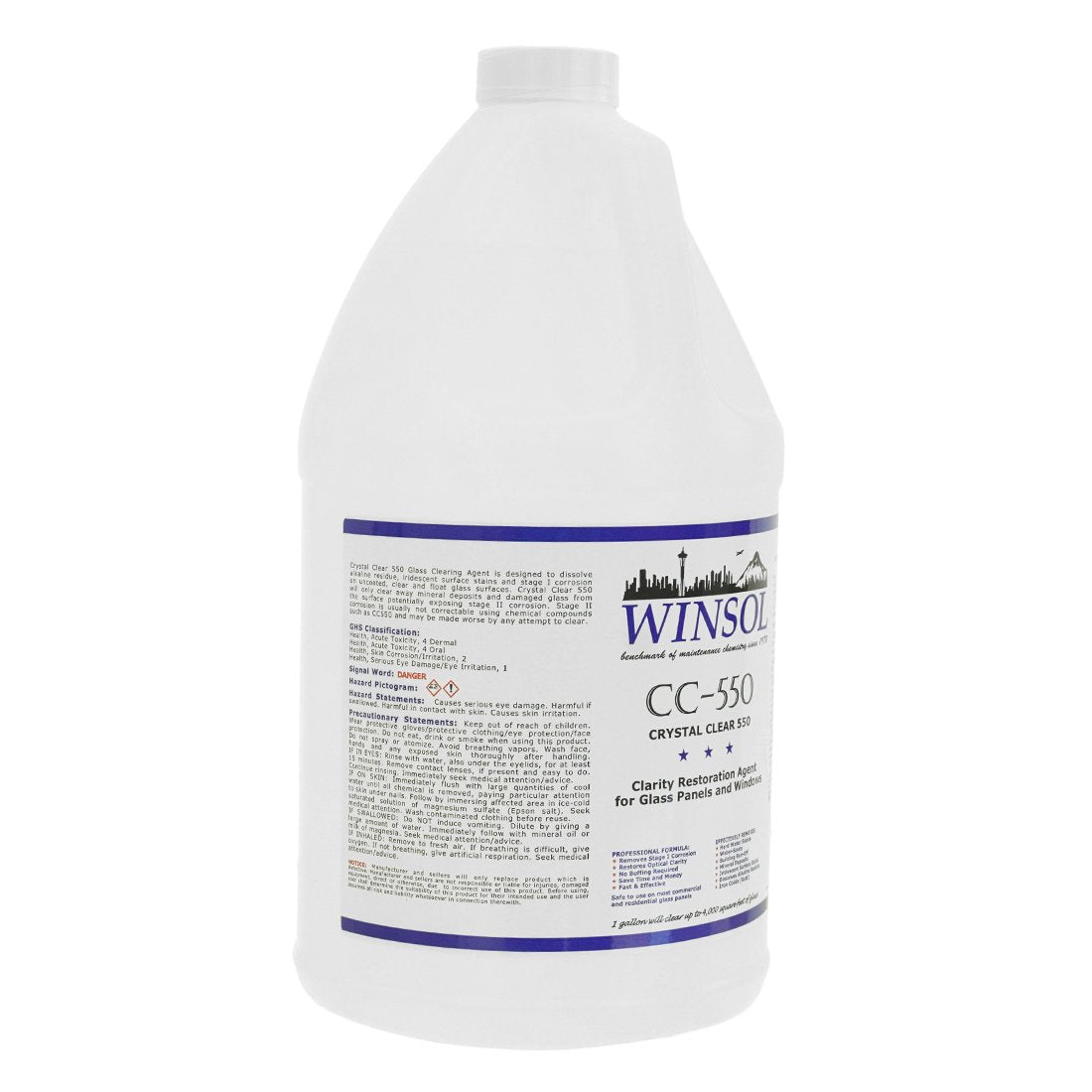 Winsol Crystal Clear 550 | Window Cleaning Soaps | WCR