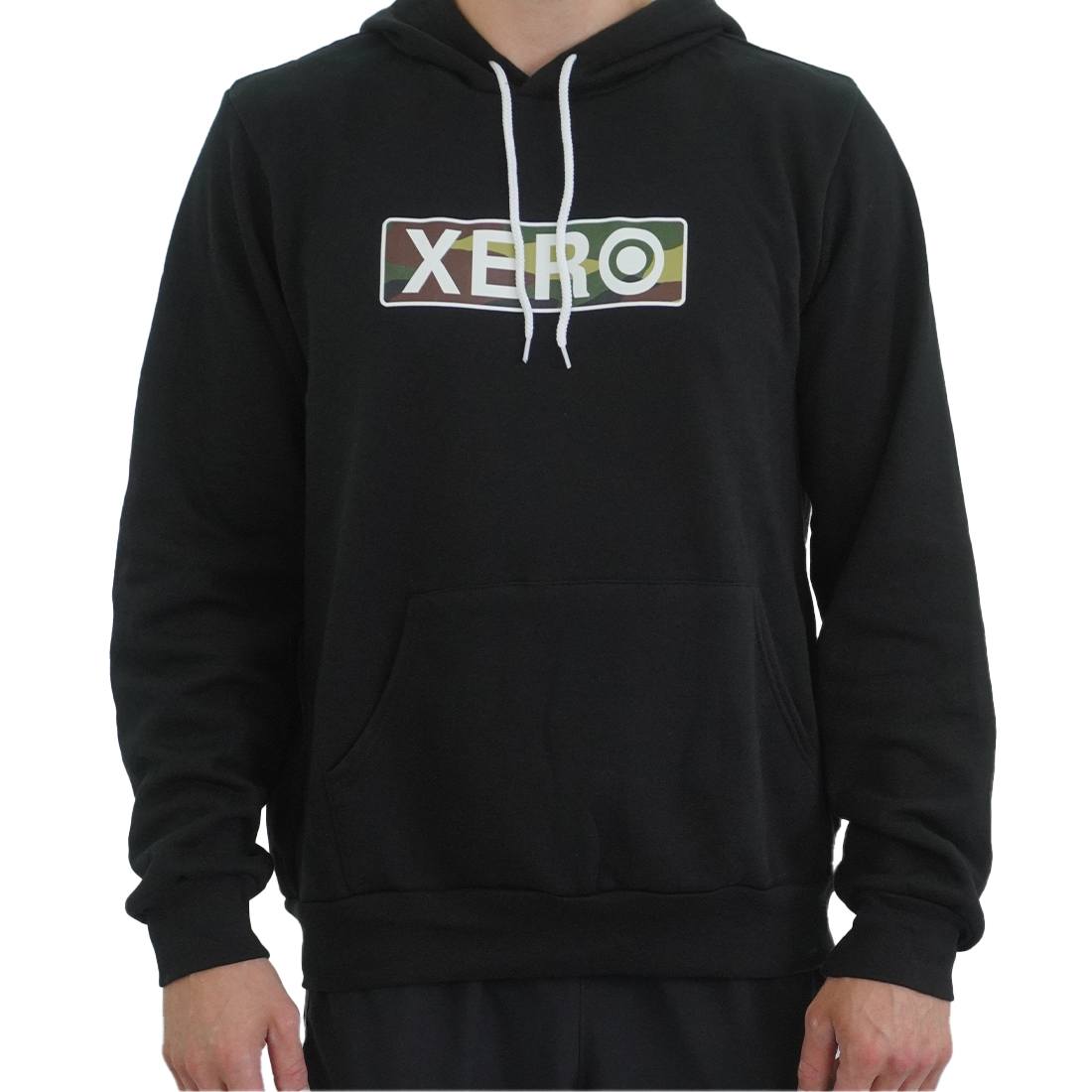 XERO Camo Hoodie Model View