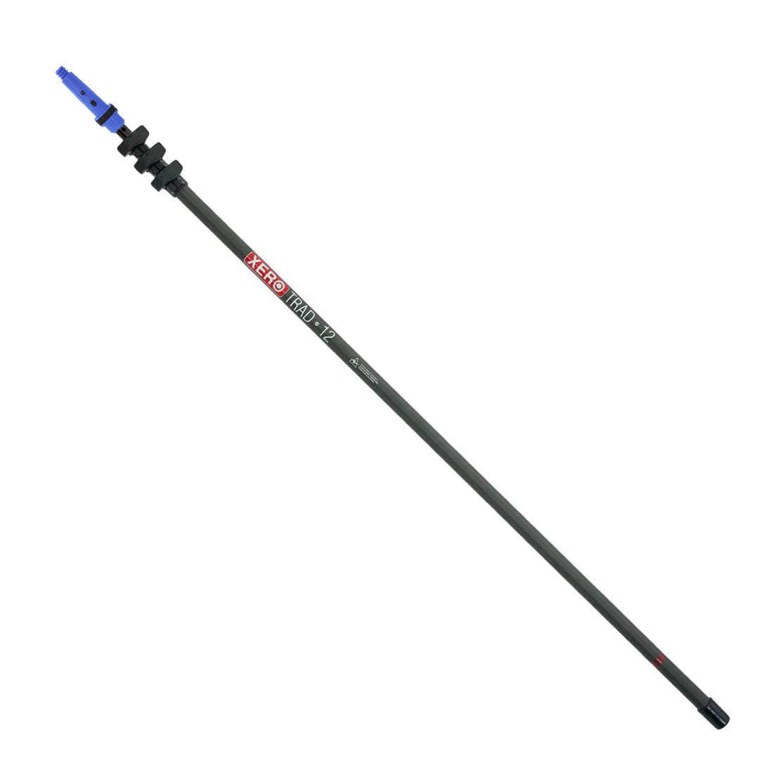XERO Carbon Fiber Trad Pole 2.0 Blue Unger Tip Black 12 Foot View