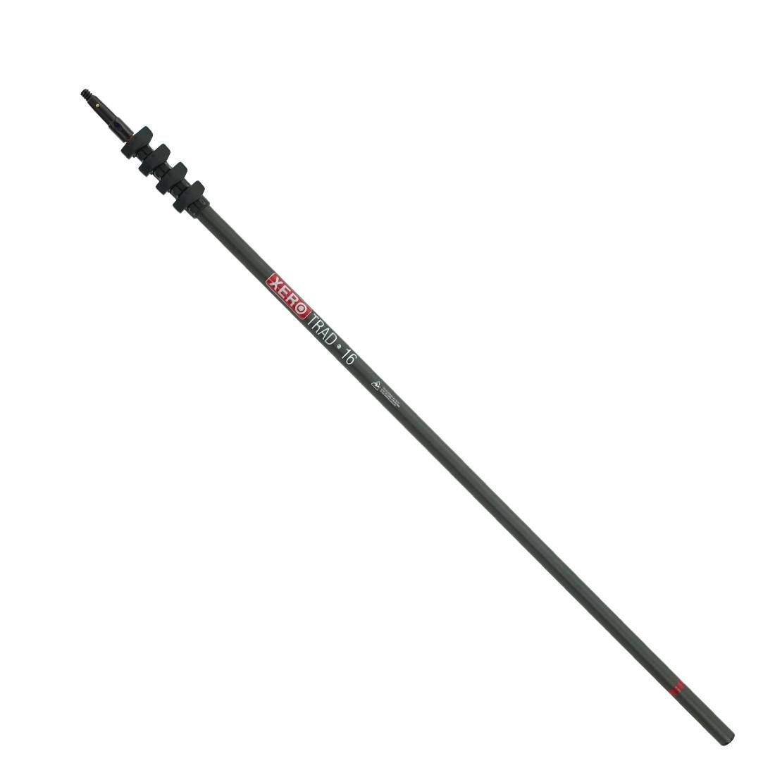 XERO Carbon Fiber Trad Pole 2.0 - Black - 16 Foot Ettore Tip View