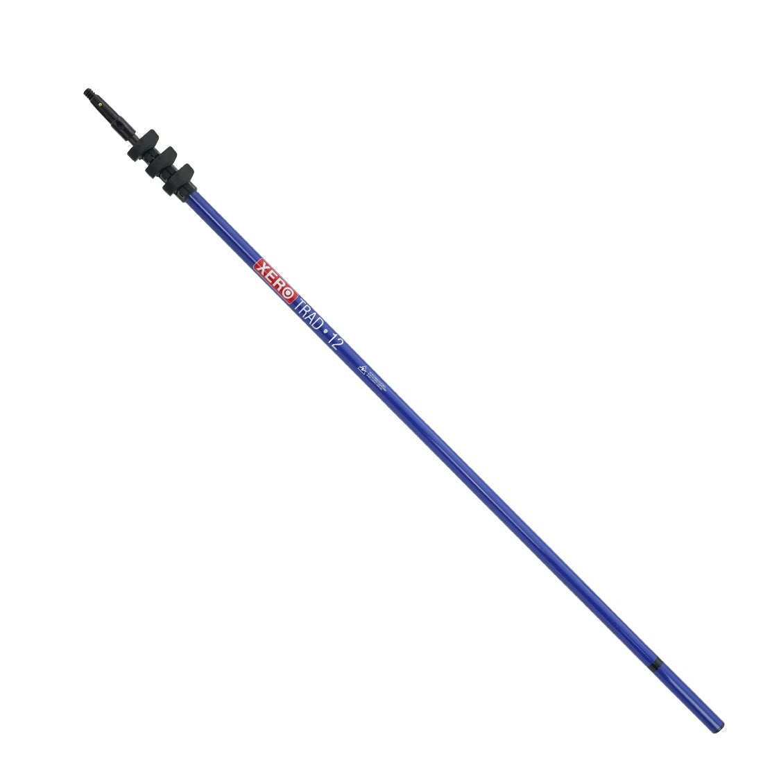 XERO Carbon Fiber Trad Pole 2.0 - Blue Ettore Tip View