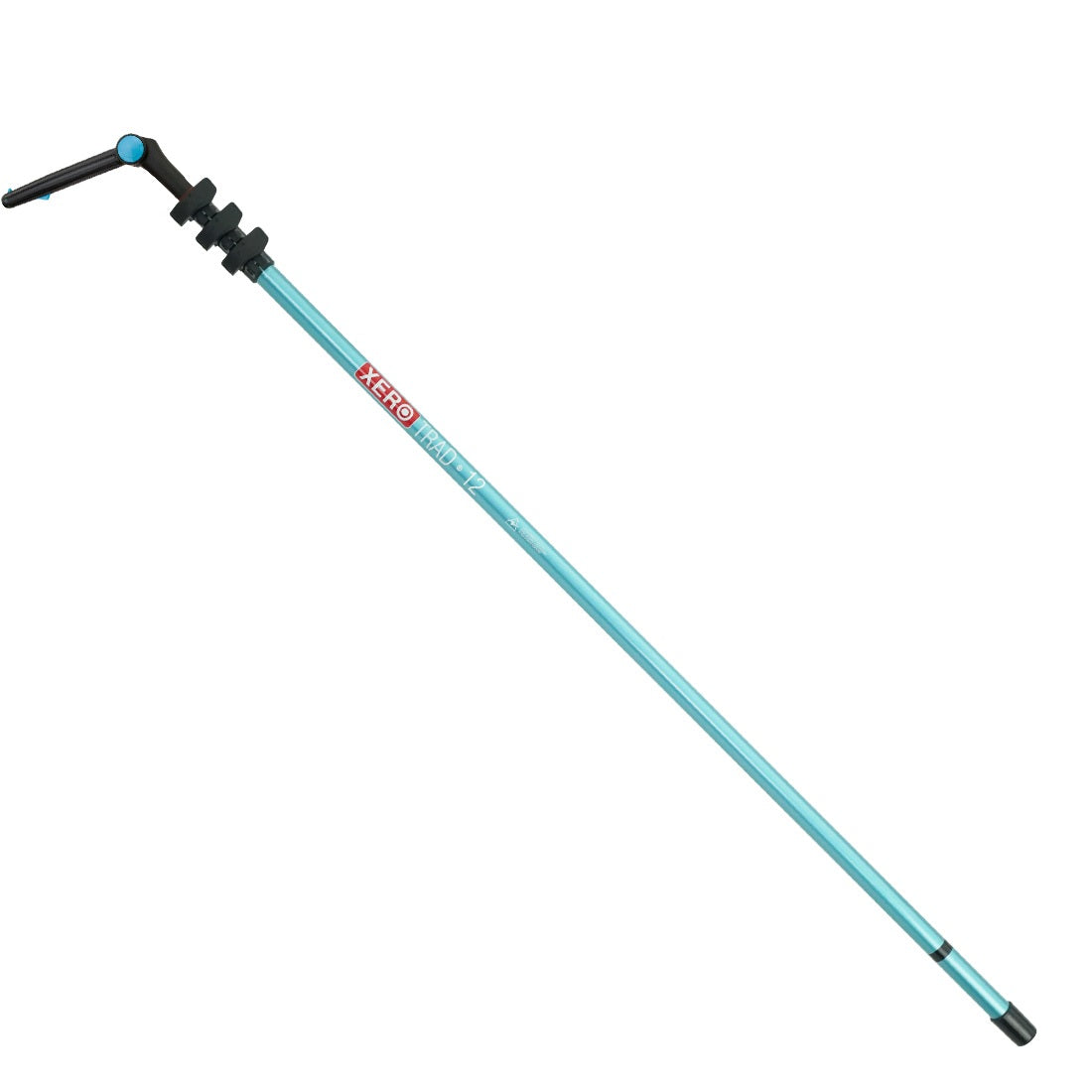 XERO Carbon Fiber Trad Pole 2.0 - Caribbean Blue Moerman Tip View