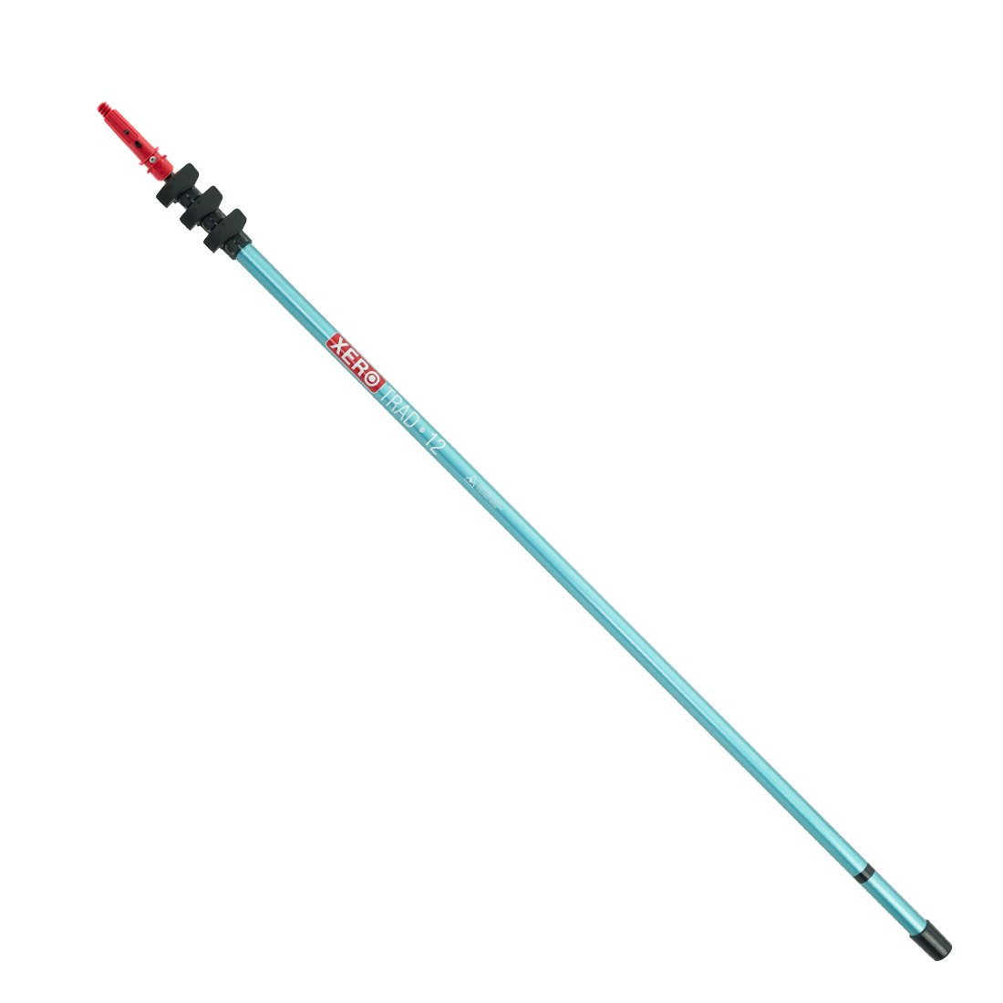 XERO Carbon Fiber Trad Pole 2.0 - Caribbean Blue Unger Tip View