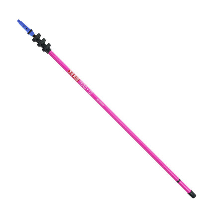 XERO Carbon Fiber Trad Pole 2.0 Blue Unger Tip Pink 12 Foot View