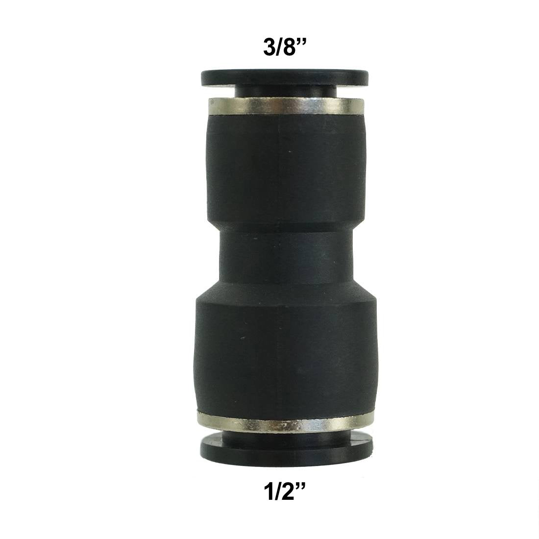 XERO Push-to-Fit Straight Reducer 3/8 Spec View