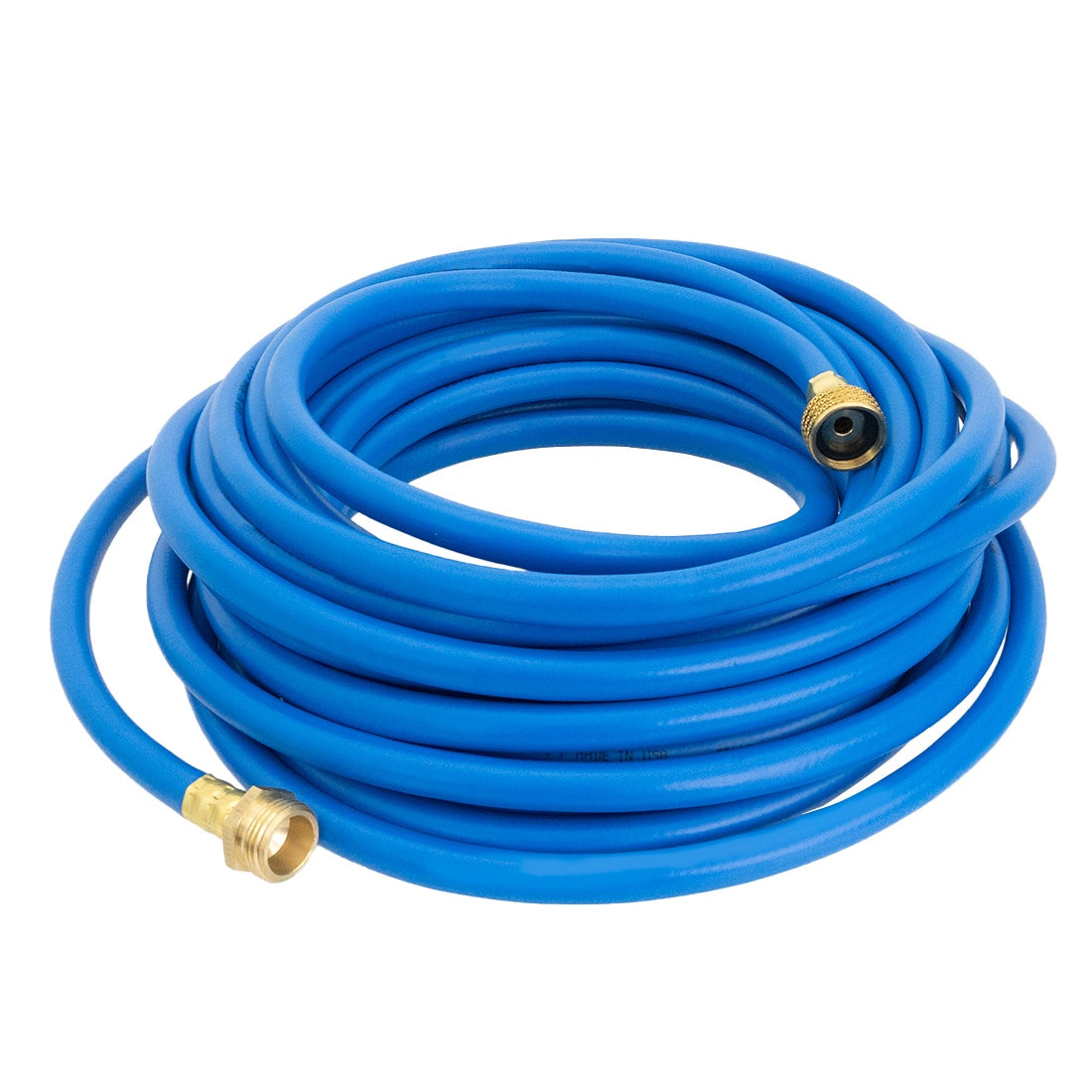 XERO Rubber Hose - 3/8 Inch Blue Front View