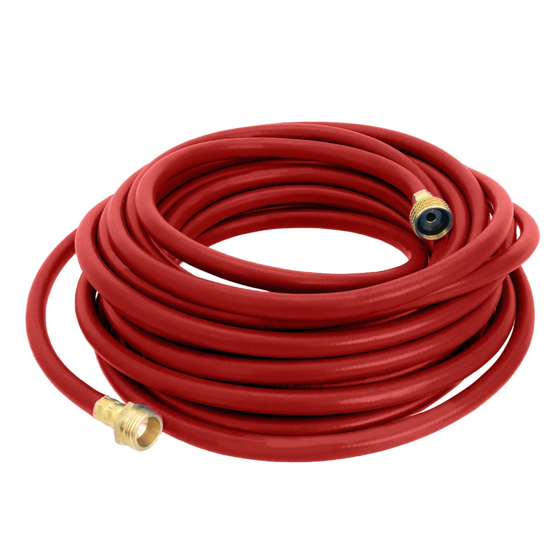 XERO Rubber Hose - 3/8 Inch Red Front View