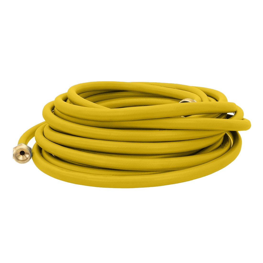 XERO Rubber Hose - 3/8 Inch Yellow Left Side View