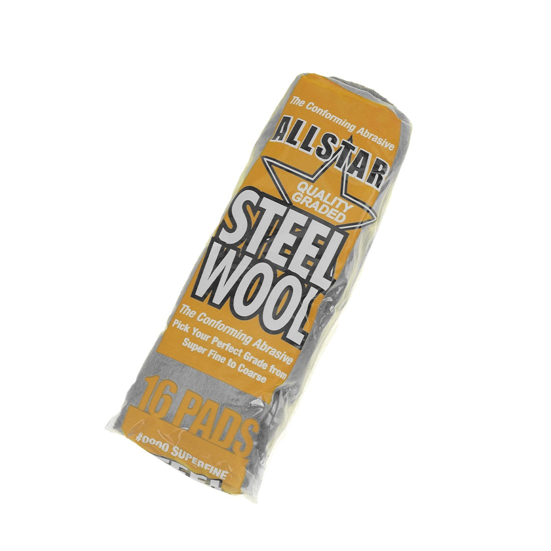 XERO Steel Wool - 16 Piece Bag Packaging Tilted View