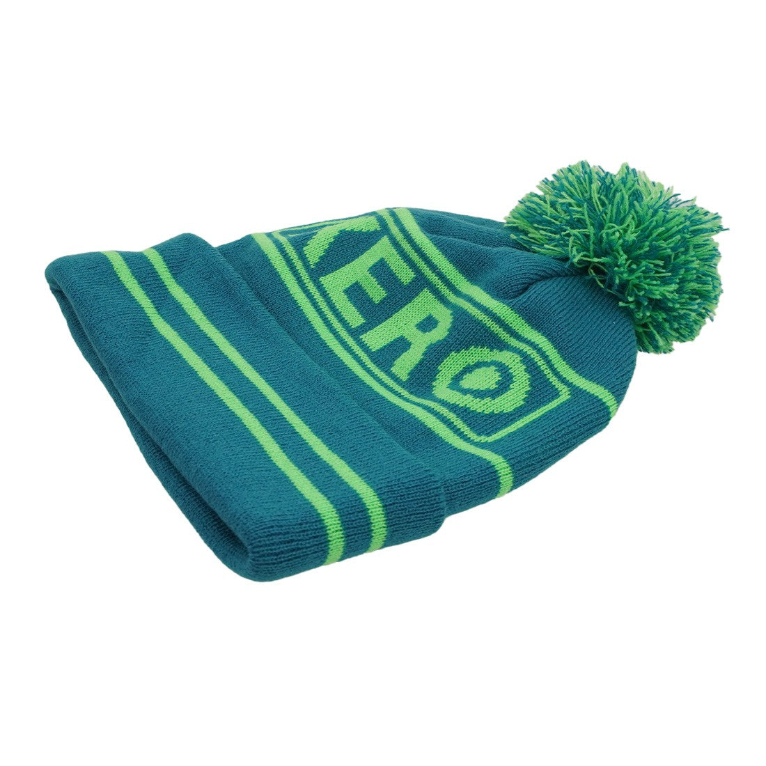 XERO Winter Cap - Blue/Green Right Flat View