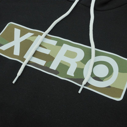 XERO Camo Hoodie Zoomed View