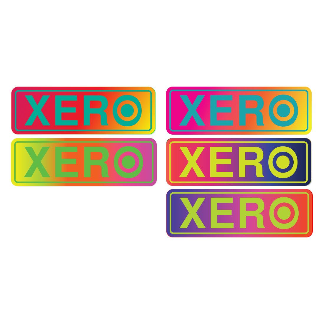 XERO Sunset Strip Sticker Pack View