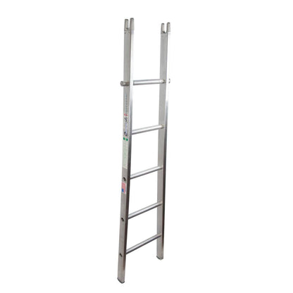 Metallic Ladder Base with Shoes - 6 Foot -  Ladder Base 3/4 View