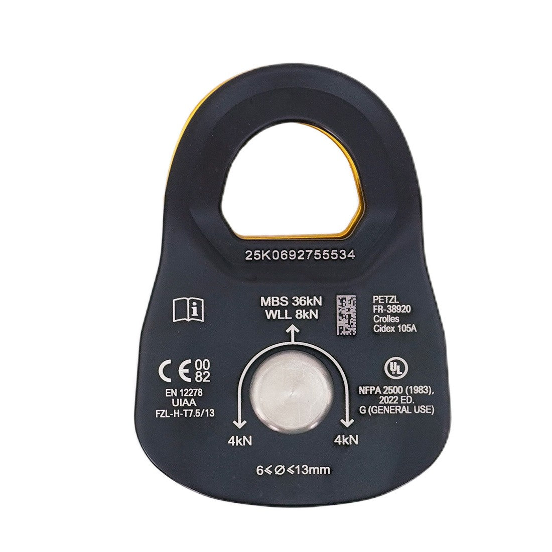Petzl RESCUE Pulley - Back View