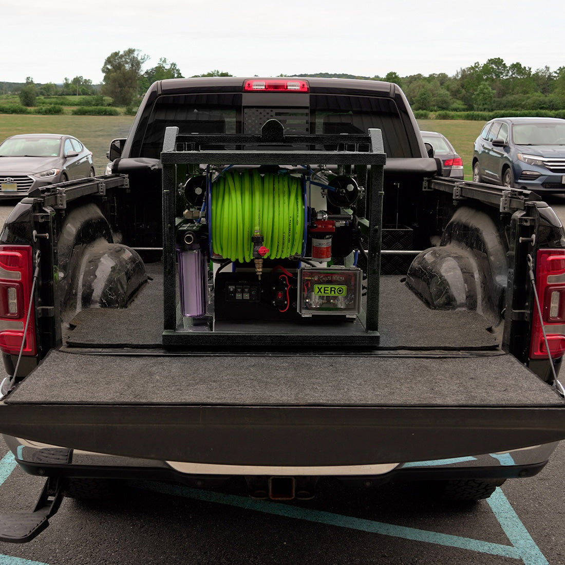 SqueegeeLife Pure Water Machine - The Skid Marc Tuck Bed View