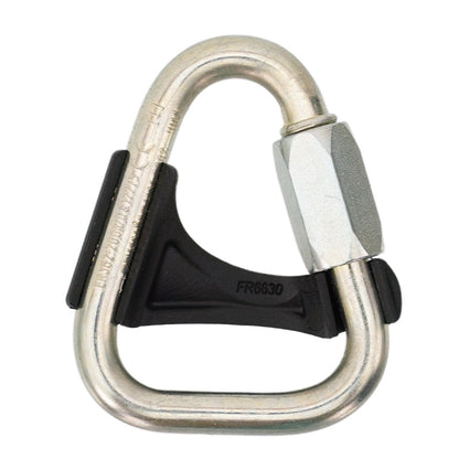 Petzl DELTA Connector Gray with Positioning Bar - Back View