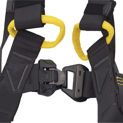 Petzl Newton Fast Harness Yellow/Black 1 - Buckle View