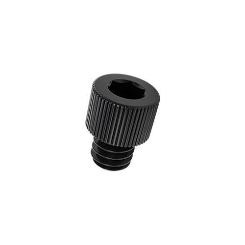 XERO Aluminum Rinse Bar End Cap - Top Angle View