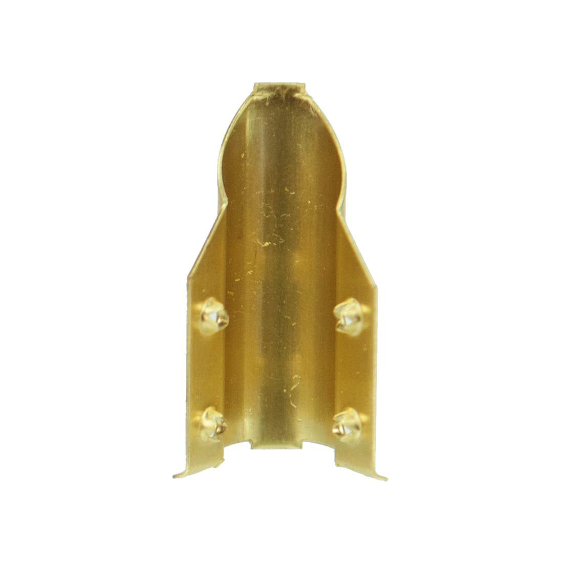 Ettore Brass Clips - Pack of Twelve - Single Clip Upright Bottom View