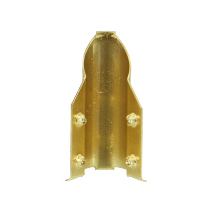 Ettore Brass Clips - Pack of Twelve - Single Clip Upright Bottom View