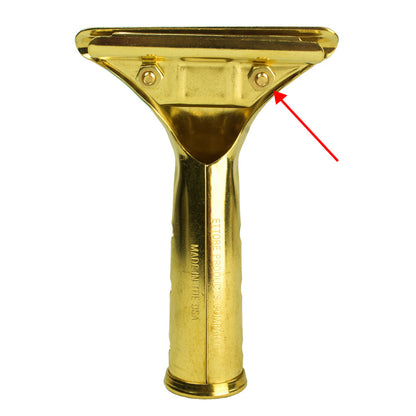 Ettore Nut for Brass Handle Arrow View