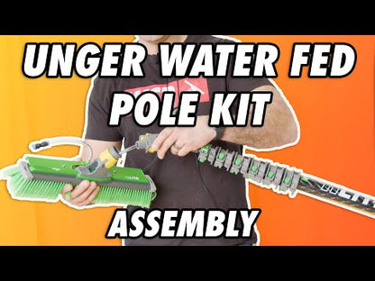 Assembly video of Unger Water Fed Pole Kit for professional window cleaning.
