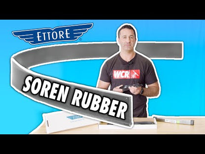 YouTube thumbnail showing Soren rubber for Ettore and Sorbo channels.