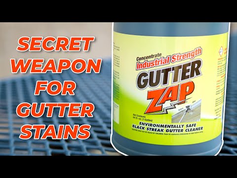 Xterior Gutter Zap Gutter Stain Remover – WindowCleaner.com