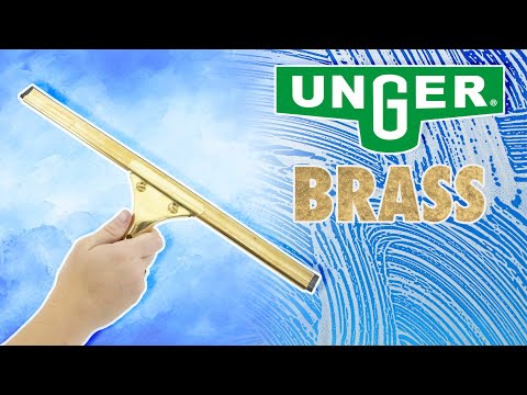 Unger Brass Squeegee Handle Video