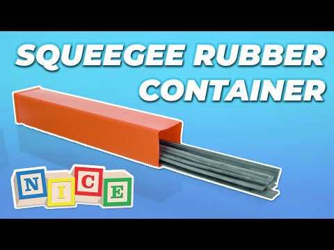 NICE Squeegee Rubber Container - Red WCR Video