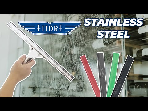 Ettore Stainless Steel Squeegee Channel Main View