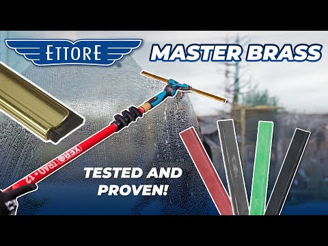 Ettore Master Brass Squeegee Channel Video