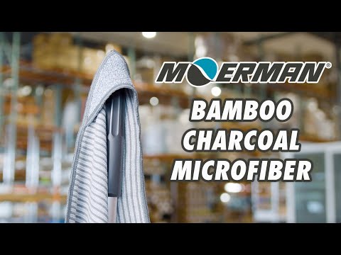 Video about Moerman bamboo charcoal microfiber cloth.