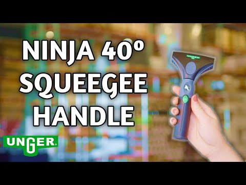 Unger ErgoTec Ninja Squeegee Handle - 40° Video