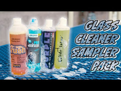 Video Thumbnail of overview of Pint glass cleaning sampler pack