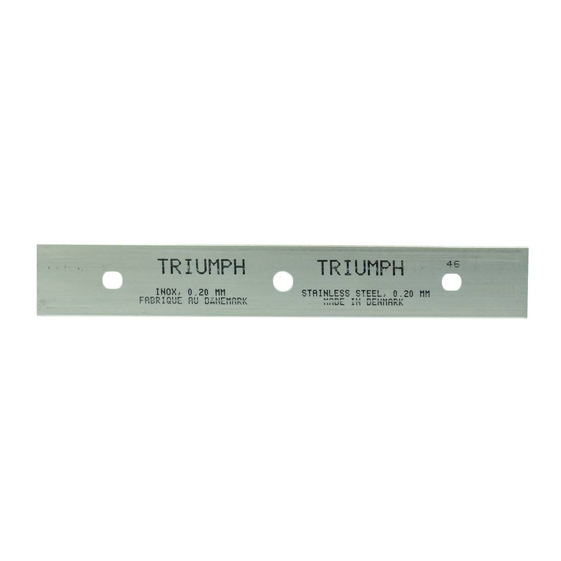 Triumph Stainless Steel Blades 25 Pack - 0.20mm - 6 Inch Blade View