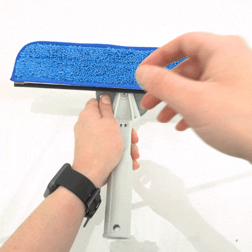 Removing Microfiber Pad from Wagtail High Flyer Squeegee