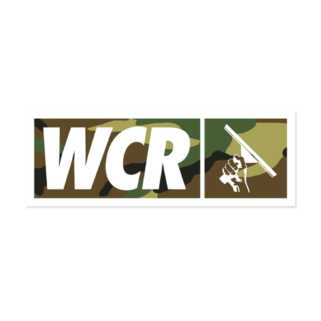 WCR Stickers Camo View