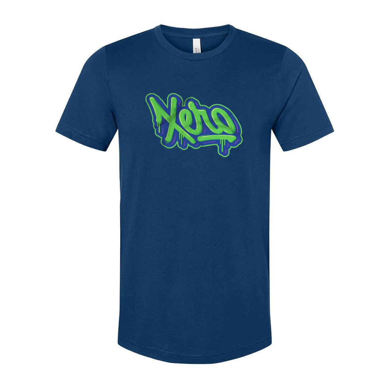 XERO Drip Script T-Shirt Front View