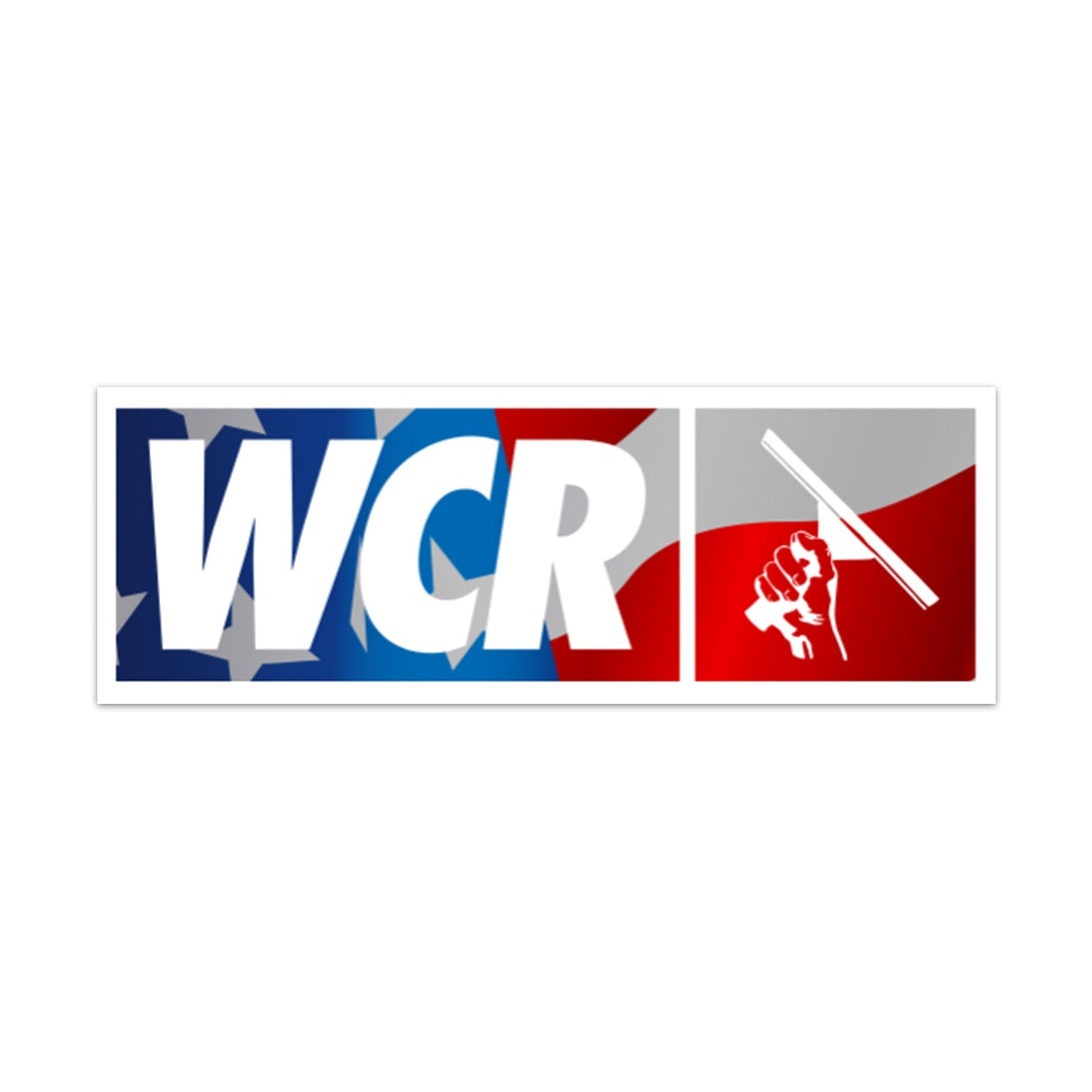 WCR Stickers USA View