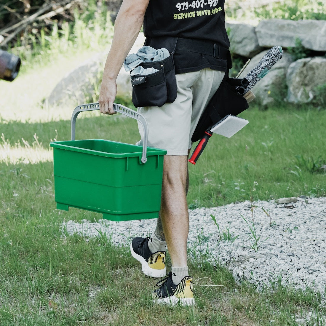 Window cleaning Bucket Accessories Green Pulex Bucket