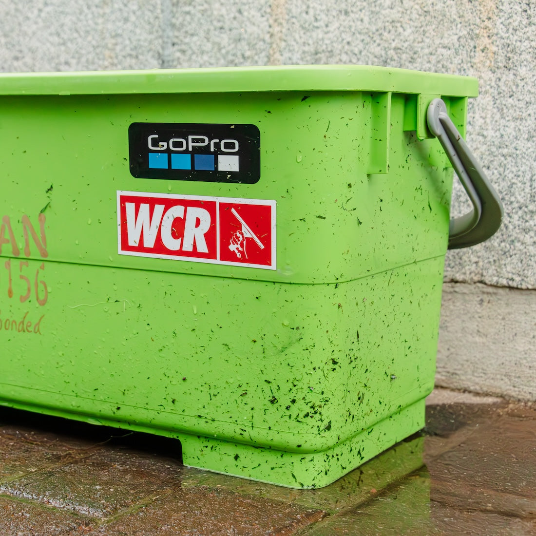 Green Window Cleaning Bucket