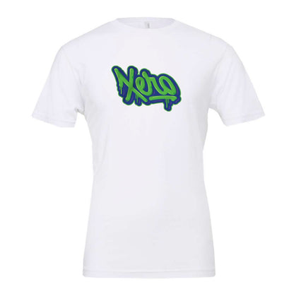 XERO Drip Script T-Shirt White View